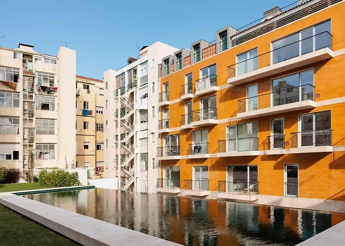 דירה Belmez - 1 Bedroom, Pool And Parking In Arroios ליסבון